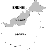 Map of Brunei