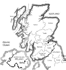 Map of Scotland